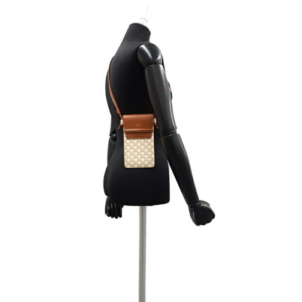 Celine Triomphe Canvas Flap Mobile Pouch Smartphone - Picture 9 of 9